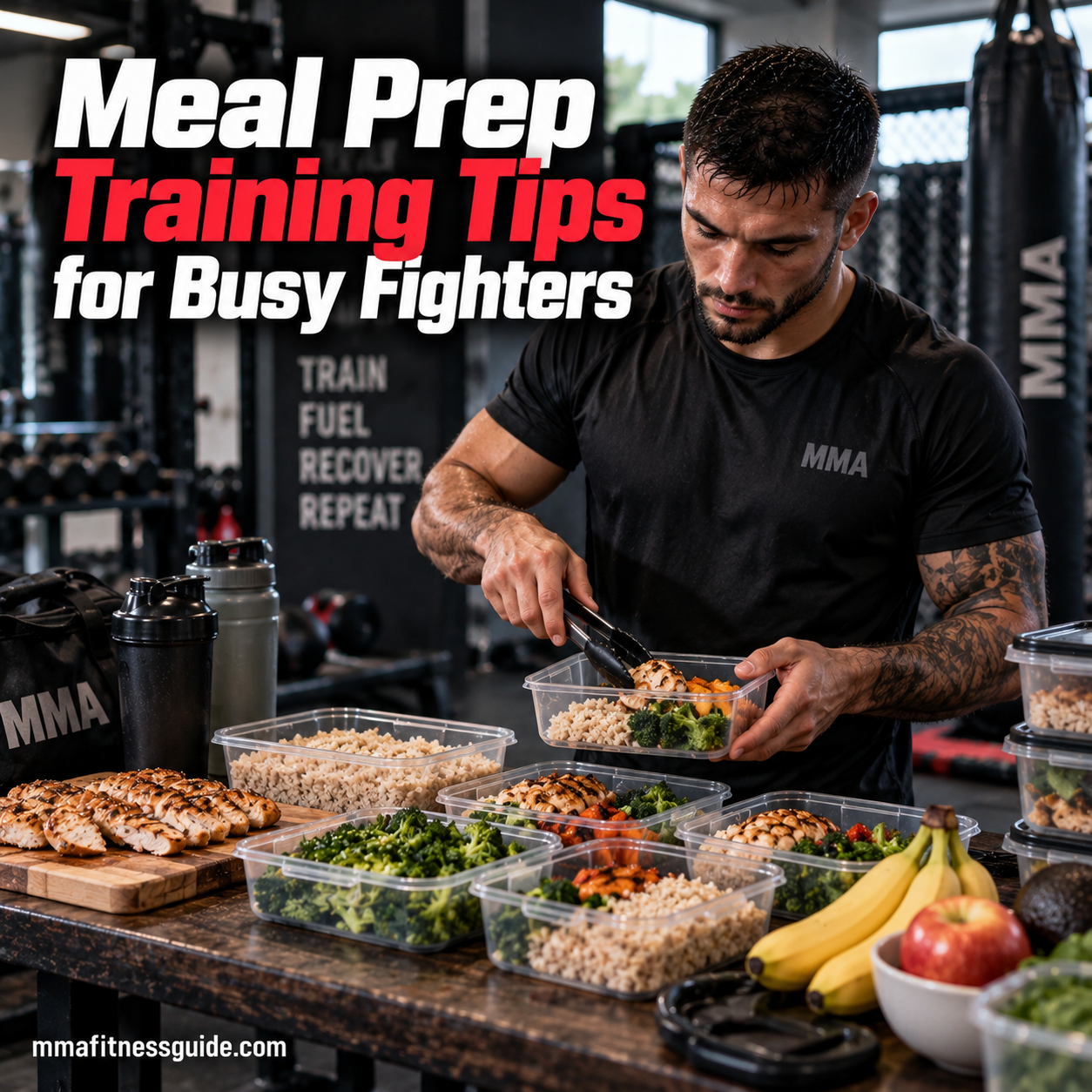 Meal Prep Training Tips for Busy Fighters