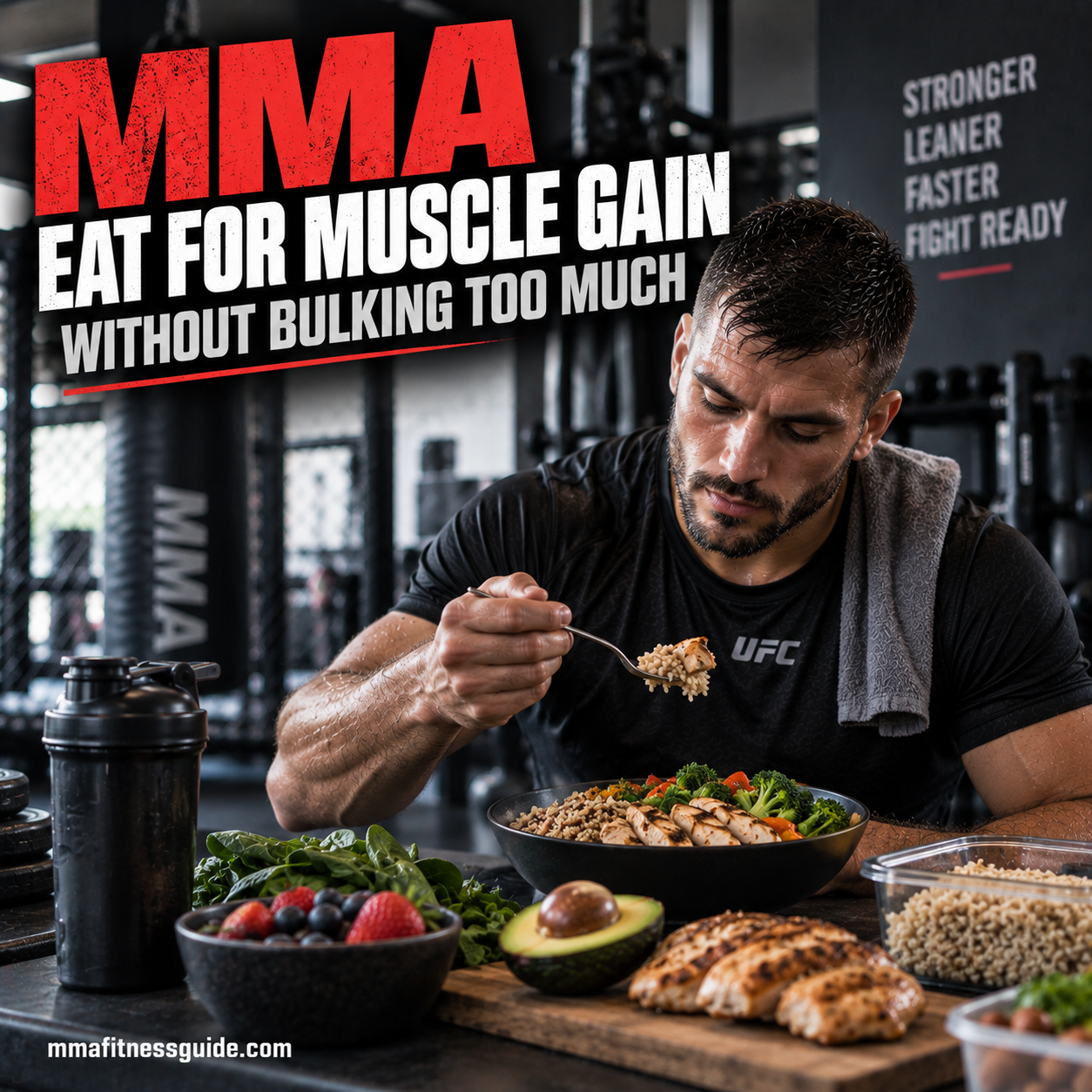 MMA Eat for Muscle Gain Without Bulking Too Much